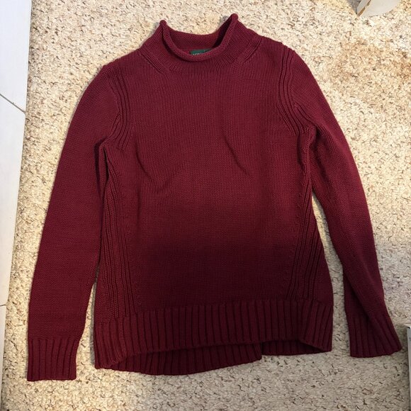 J. Crew Sweaters - J.Crew Classic Burgundy Sweater Size M